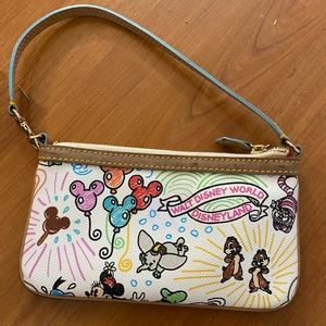 Dooney and Burke Disney Sketch Book Clutch Wallet